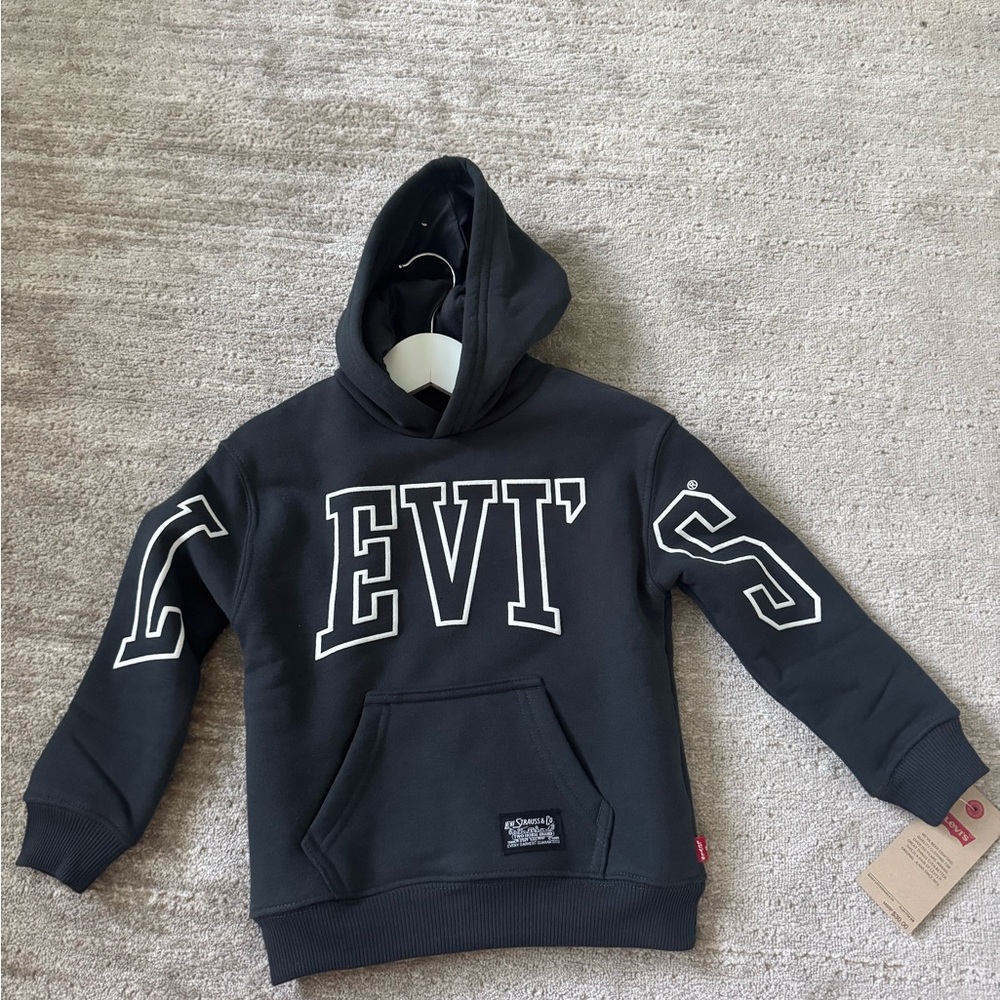 Levi's Kids Charcoal Hoodie with Logo